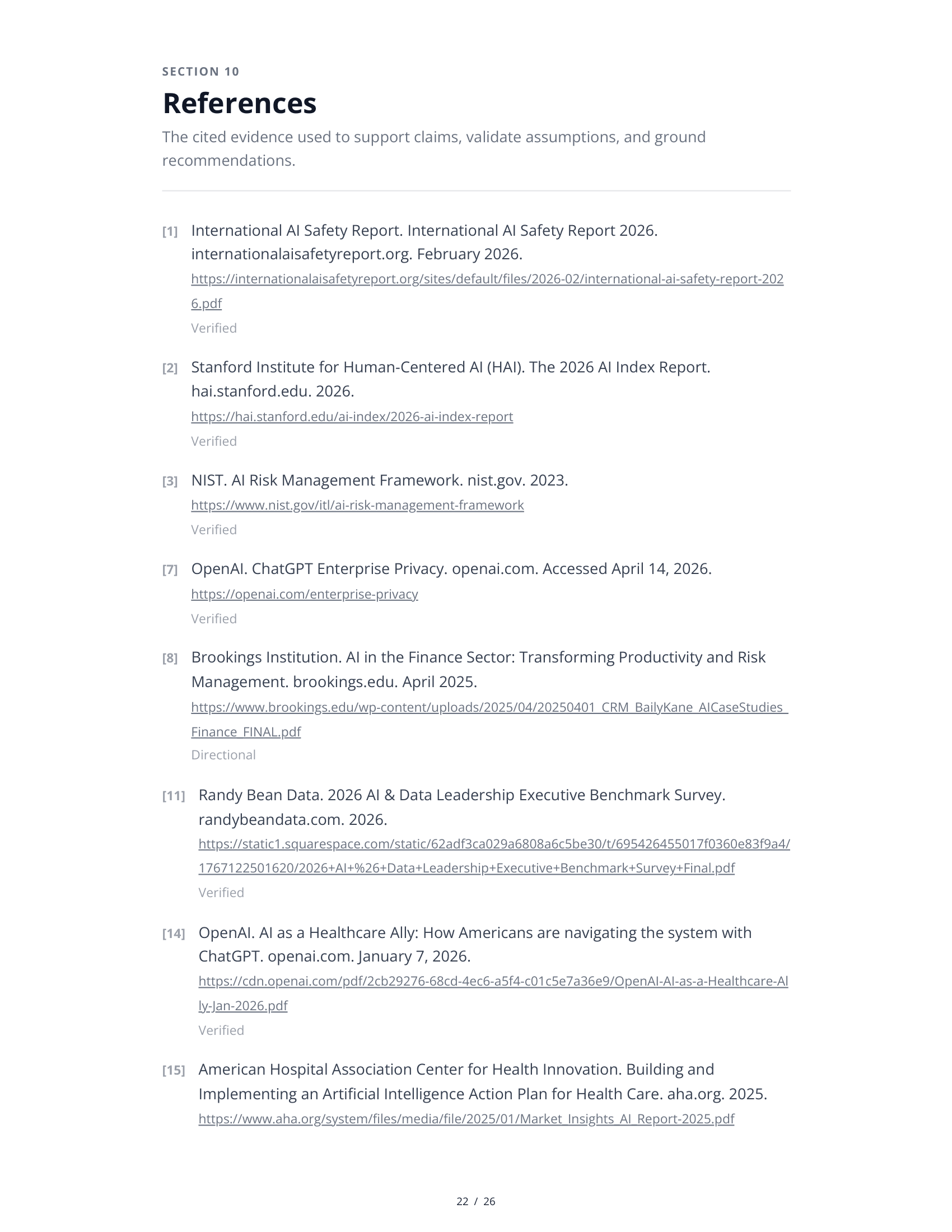 Sample AI Stack Audit — Page 22